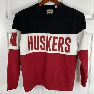 Tailgate Nebraska Cornhuskers Crewneck Sweatshirt Womens Med